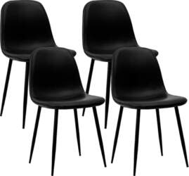 CangLong Faux Leather Dining Back Modern