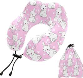 Ceļojuma spilvens Cute Rabbit Rabbit Memory