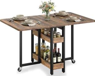 Clevich Folding Dining Table, Robust Dining