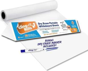 Clingers Dry Erase Cling-rite ruļļi Basic