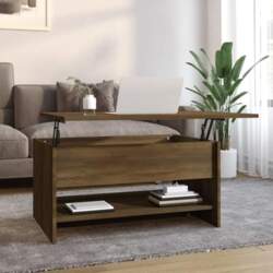 Coffee Table Height Adjustable 80 x