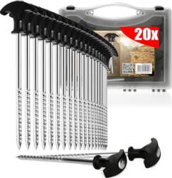 Com-four® 20 x tērauda telts naglas