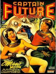 COMIC BOOK COVER CAPTAIN FUTURE MAN