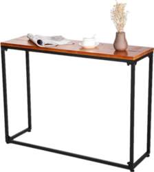 Console Sofa Table Behind Coffee Table