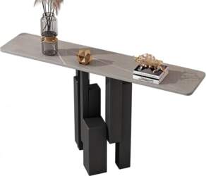 Console Table, Black Console Table, Modern