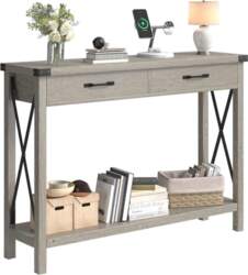 Console Table Grey Entrance Console with