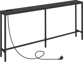 Console Table with Charging Station, 180