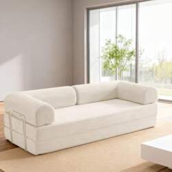Convertible Floor Sofa with Armrest Comfortable