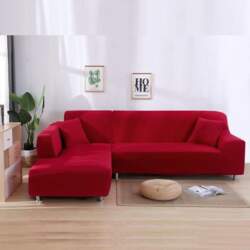 Corner Sofa Slipcovers, Elastic L-Shaped Sofa