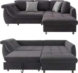 Corner Sofa with Extendible Sleep Function