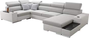 Corner Sofa with Sleep Function Living