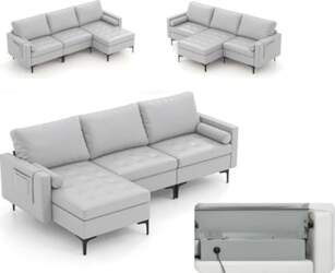COSTWAY Multiple Combination Sofa Collection, Modular