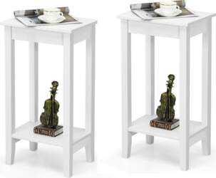 COSTWAY Set of 2 Side Tables