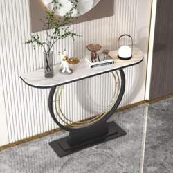 Crescent Moon Console Sofa Table with