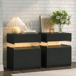 Cubehom Bedside Table Set of 2