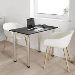 Dining Room Table with Chrome Legs