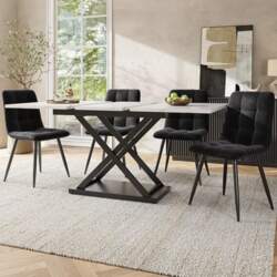 Dining Set Extendable Dining Table with
