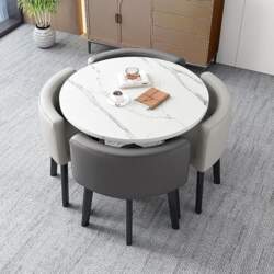 Dining Table Set with 4 Chairs