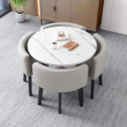 Dining Table Set with 4 Chairs