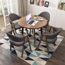 Dining Table with 4 Chairs, Modern