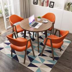 Dining Table with 4 Chairs, Modern