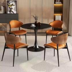 Dining Table with 4 Chairs Set