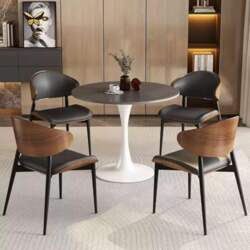 Dining Table with 4 Chairs Set