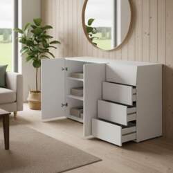 Dmora Modern Sideboard, Design Sideboard with