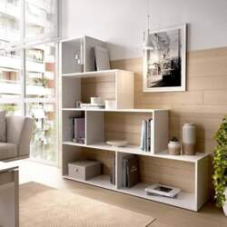 Dmora - Orsaro Bookcase, Multi-Purpose Office