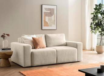 Domo. collection Lares Sofa with Sleep