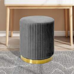 Dressing Stool, 360° Rotatable, Round Stool