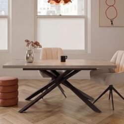 DUBI Möbel MALTE Extendable Dining Table