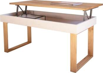 Ebro Coffee Table Height Adjustable Solid