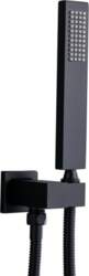 ENGA Square Matt Black Solid Brass