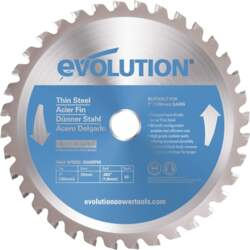 Evolution Power Tools 180BLADETS plānas tērauda