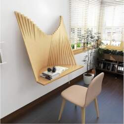 Floating Wall Mounted Folding Table for
