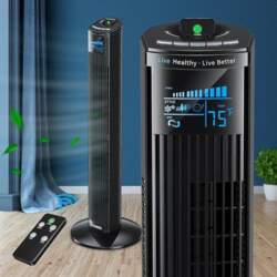 FOHERE 36 collu oscilējošs torņa ventilators