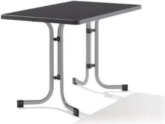 Folding boulevard table Sieger with Mecalit-PRO