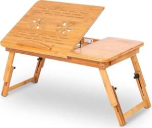 Folding Care Table for Beds, Adjustable