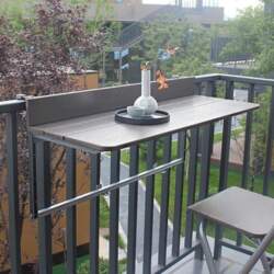 Folding Table, Adjustable, Folding Balcony Railing