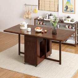 Folding Table, Space-Saving, Multifunctional Kitchen Table