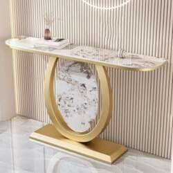 Generisch Modern Marble Effect Console Table