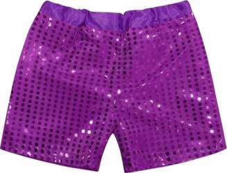 Glitter šorti Bērnu Sequins deju šorti