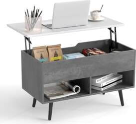GOPLUS Coffee Table Height Adjustable, Coffee