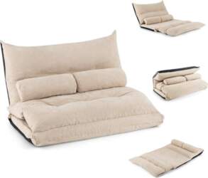GOPLUS Floor Sofa with Sleep Function