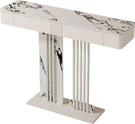 Hallway Table with 2 Drawers, Rectangular