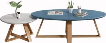 HANSHAN Kitchen Tables Nesting Side Tables