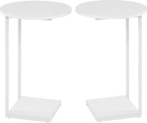 HDANI Side Table, C-Shape, Round Coffee