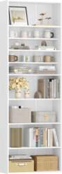 HEXCELEN Bookcase, 7-Tier Bookcase, Standing Shelf
