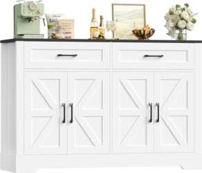 HOCSOK Sideboard Kitchen Buffet with Worktops